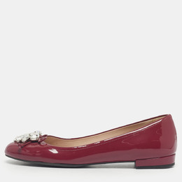 Miu Miu: Фиолетовые балетки 
