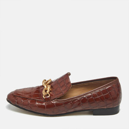 Tory Burch: Коричневі лофери 