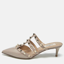 Valentino: Бежеві сабо  Rockstud