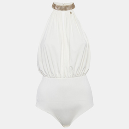 Elisabetta Franchi: Белый боди 