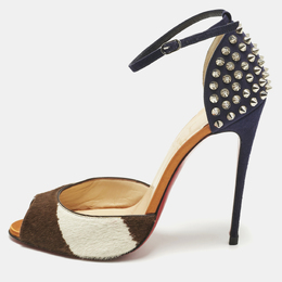 Christian Louboutin: Сині сандалі 