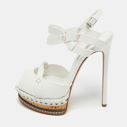 Casadei: Белые сандалии 