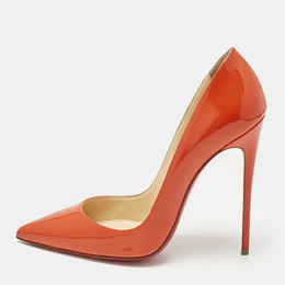 Christian Louboutin: Оранжевые туфли  So Kate