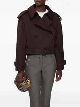 Burberry: Коричневая куртка 