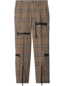 Burberry: Коричневые брюки 