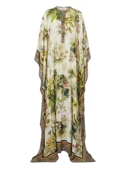 Elie Saab: Платье с растительным принтом 