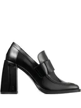 Jimmy Choo: Чёрные лоферы 