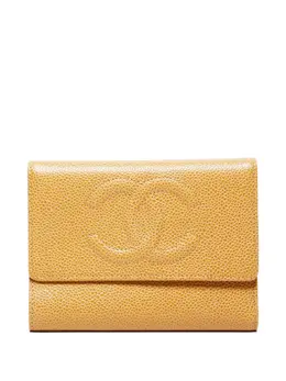 CHANEL Pre-Owned: Жёлтый кошелёк 
