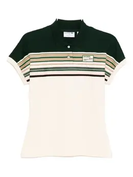 Lacoste: Поло в полоску 