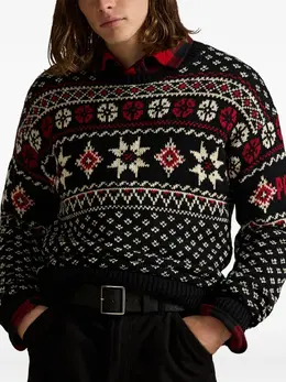 Polo Ralph Lauren: Чёрный свитер 