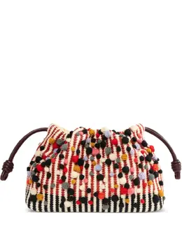 LOEWE: Многоцветный клатч  Flamenco
