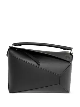LOEWE: Чёрная сумка через плечо  Puzzle