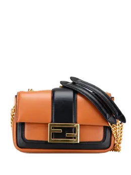 Fendi Pre-Owned: Двухцветная сумка 