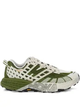 HOKA: Зелёные кроссовки 