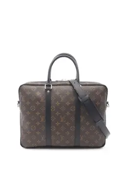 Louis Vuitton Pre-Owned: Чёрная сумка 