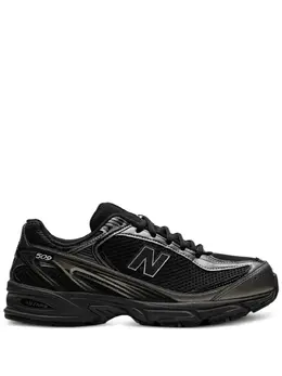 New Balance: Чёрные кроссовки 