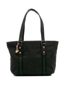 Gucci Pre-Owned: Чёрная сумка-шоппер 