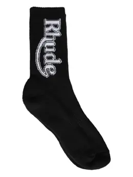 RHUDE: Чёрные носки 