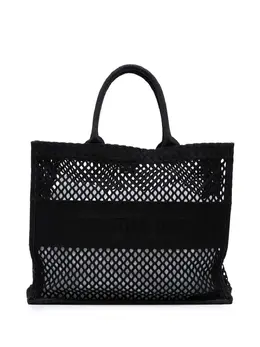 Christian Dior Pre-Owned: Чёрная сумка-шоппер 