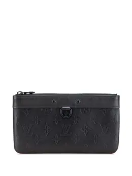 Louis Vuitton Pre-Owned: Чёрный клатч 