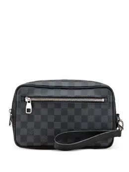 Louis Vuitton Pre-Owned: Чёрный клатч 