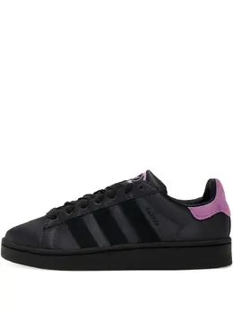 adidas: Чёрные кроссовки  Campus