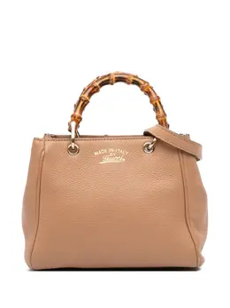 Gucci Pre-Owned: Коричневая сумка-шоппер 
