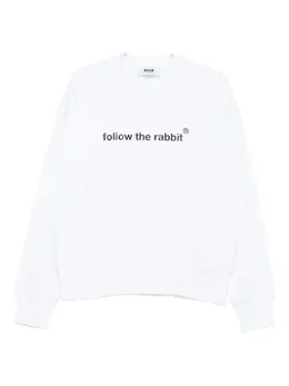 MSGM: Белый свитшот 