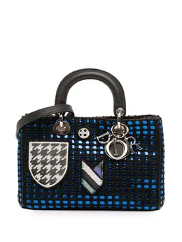 Christian Dior Pre-Owned: Голубая сумка-шоппер 