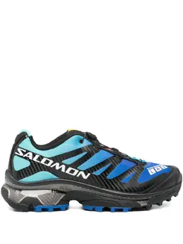 Salomon: Чёрные кроссовки 