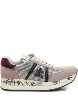 Premiata: Бордовые кроссовки 