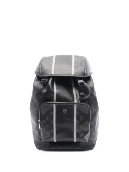 Louis Vuitton Pre-Owned: Чёрный рюкзак 