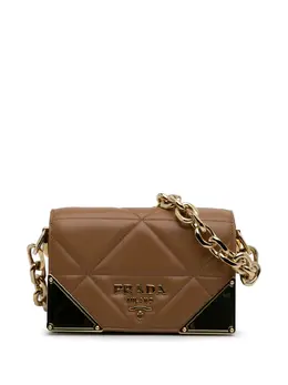 Prada Pre-Owned: Коричневая сумка 