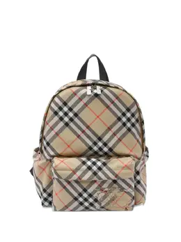 Burberry: Бежевый рюкзак 