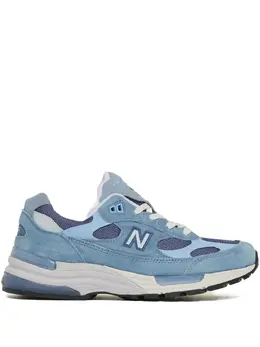 New Balance: Голубые кроссовки  992