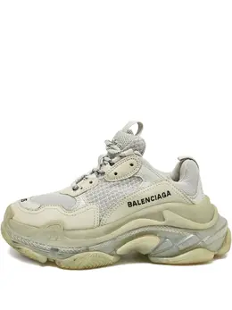Balenciaga Pre-Owned: Светлые кроссовки 