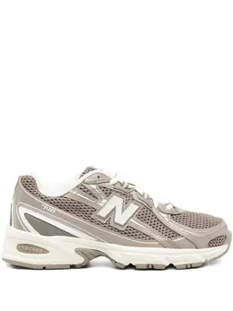 New Balance: Коричневые кроссовки 