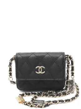 CHANEL Pre-Owned: Чёрная сумка 