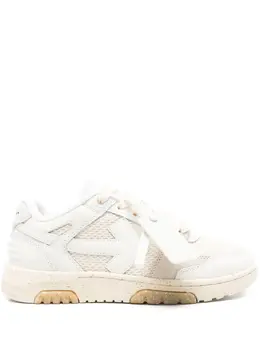 Off-White: Белые кроссовки 