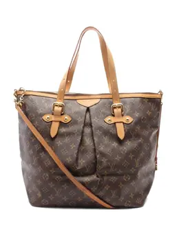 Louis Vuitton Pre-Owned: Коричневая сумка-шоппер 