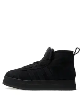 adidas: Чёрные кроссовки  Campus