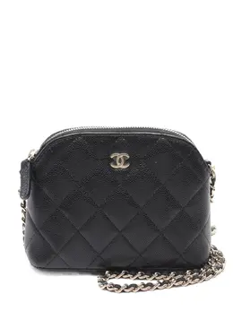 CHANEL Pre-Owned: Чёрная сумка 