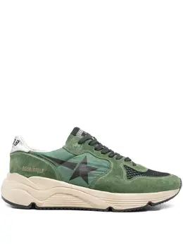 Golden Goose: Зелёные кроссовки  Star