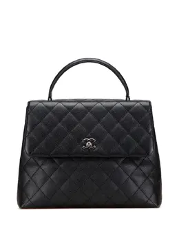 CHANEL Pre-Owned: Чёрная сумка на руку 