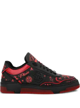 Philipp Plein: Чёрные кроссовки  Tattoo