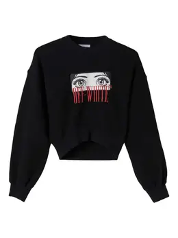 Off-White: Свитшот с принтом 