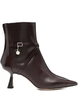Jimmy Choo: Тёмные ботинки 