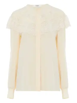 Chloé: Кружевная блуза 