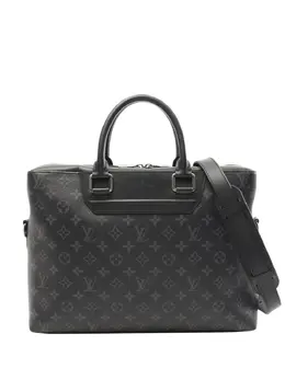 Louis Vuitton Pre-Owned: Чёрный портфель 