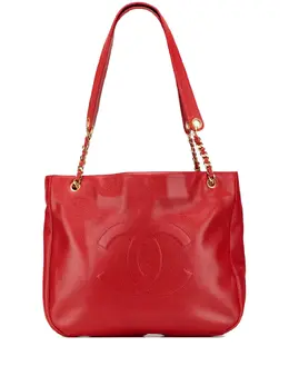 CHANEL Pre-Owned: Красная сумка-шоппер 
